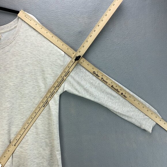 Soft Surroundings Sweatshirt Womens Medium Oatmeal Heather Pullover Athleisure - Picture 11 of 14